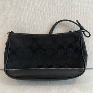 Coach Signature Black Mini Shoulder Bag